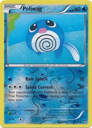 Furious Fists Poliwag #15/111 reverse holo